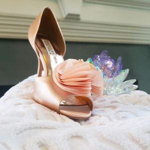 New (aside from try-on) pink Badgley Mischka shoes!